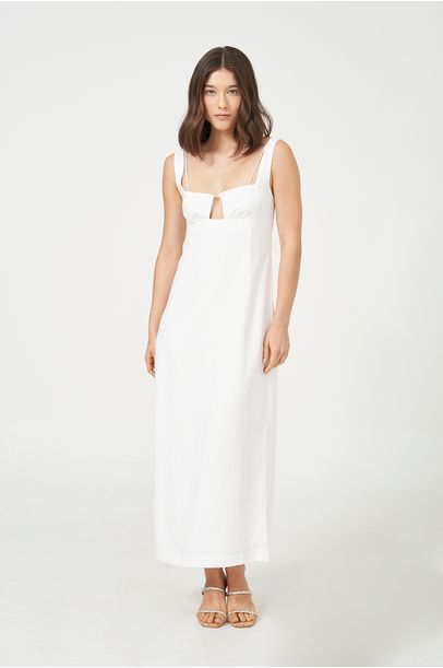 Vestido Francesca Argi - OFF WHITE