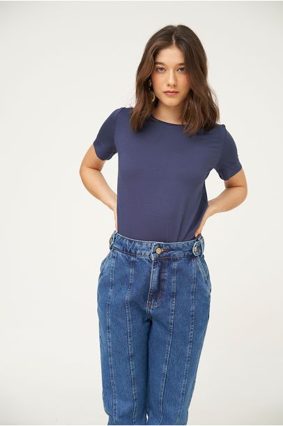 T-Shirt Modal Lemon Basic - MARINHO