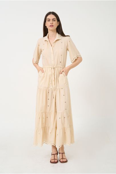 Chemise Leme Sophia Hegg - Bege
