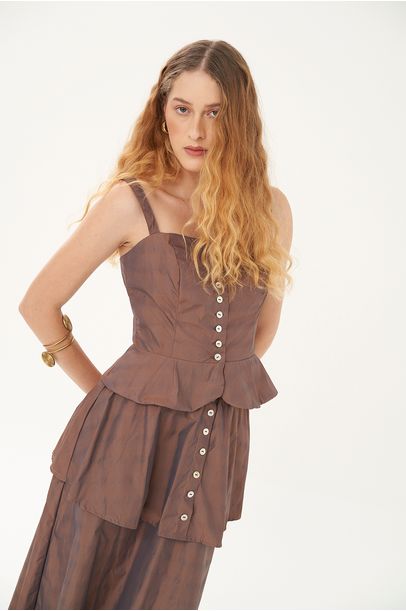 Top Beton All Most Vintage - MARROM