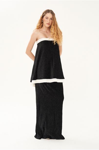Vestido Abstract All Most Vintage - PRETO