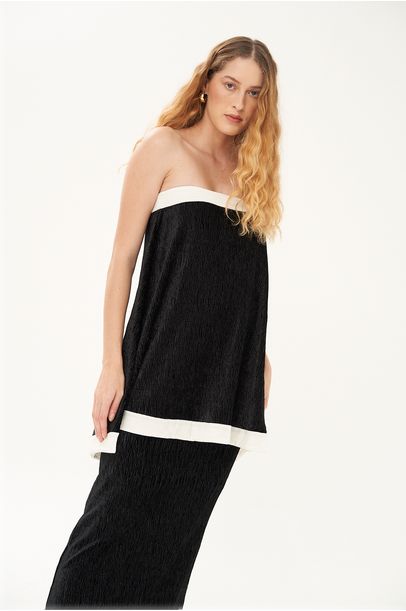 Vestido Abstract All Most Vintage - PRETO