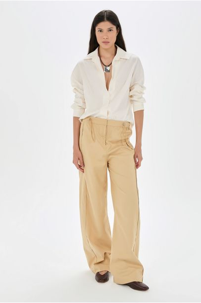 Camisa Camille Cris Barros - Off White