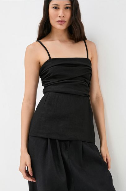 Top Mia Cris Barros - Preto