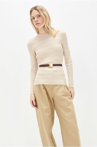 Top Bonnie Cris Barros - Grigio