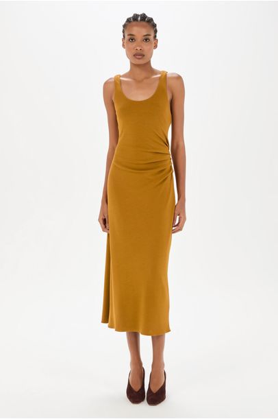 Vestido Heidi Cris Barros - Amendoa