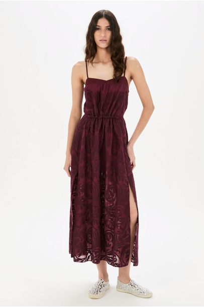 Vestido Miranda Cris Barros - Tinto