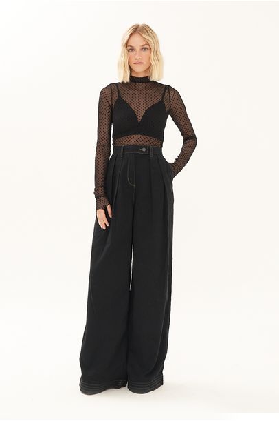 Calça Sarja Rapin Framed - PRETO