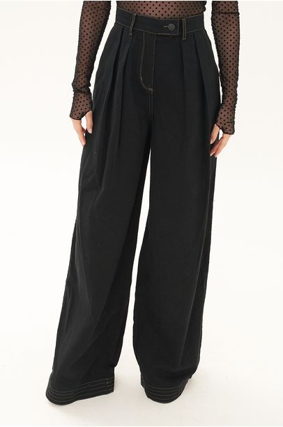 Calça Sarja Rapin Framed - PRETO