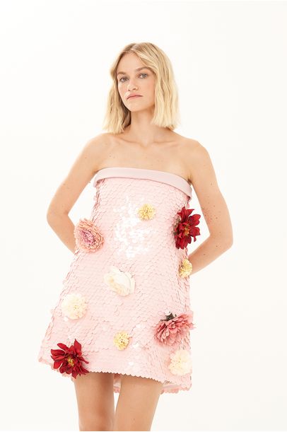 Vestido Mini Rose Rsvp - ROSA