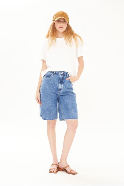Bermuda Jeans Cho - AZUL