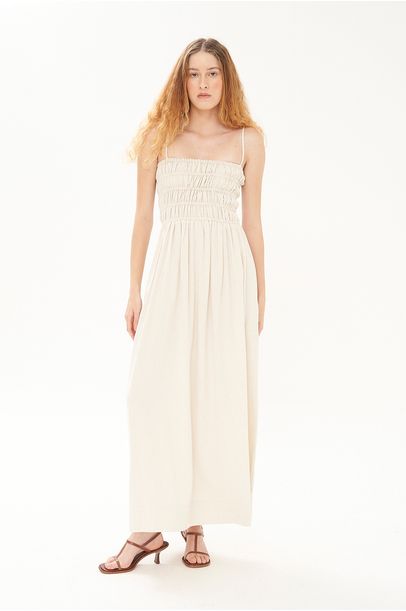 Vestido Luci Clemence - NATURAL