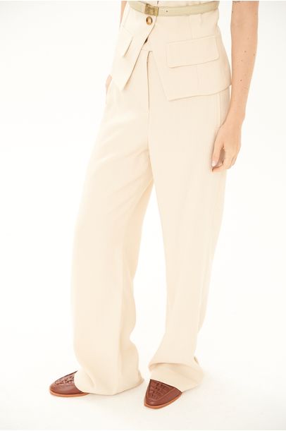 Calça Alfaiataria Milo Clemence - BEGE