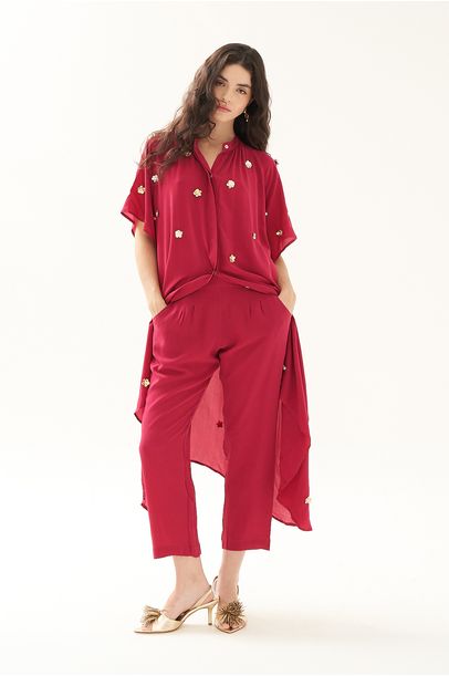 Calça Cigarrete Udaipur Rosa Bdln - ROSA