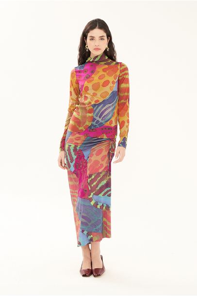 Blusa Segunda Pele Bdln - MULTICOLORIDO
