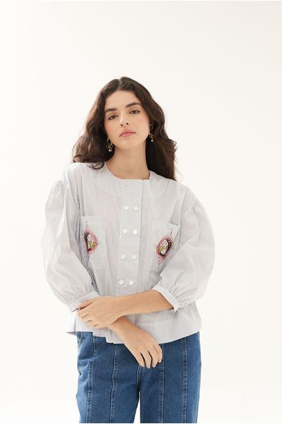 Camisa Ml Mandy Le Soleil D'ete - LISTRAS