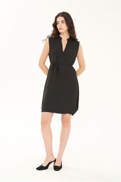 Vestido Curto Joana Aleha - PRETO