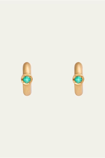Brincos Mimi Emeralds Victoria Yazbek - Dourado