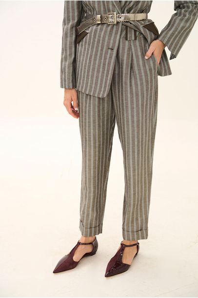 Calça Alfaiataria Raya Nk - MULTICOLORIDO