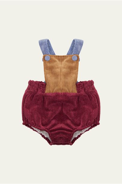 Romper Velluto Edamami - CARAMELO