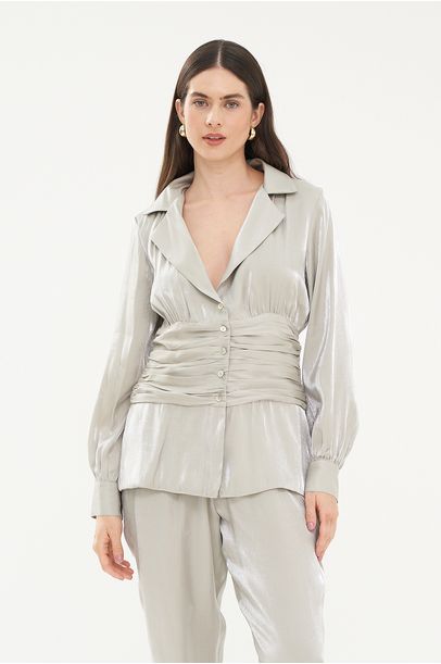 Camisa Brilla Framed - CINZA