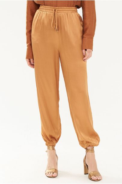 Calça Jogger Fillamê Framed - CARAMELO
