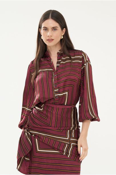 Camisa Manga Longa Betty Bdln - LISTRAS