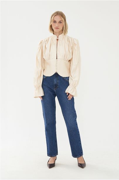 Blusa Ml Pecci Aluf - OFF WHITE