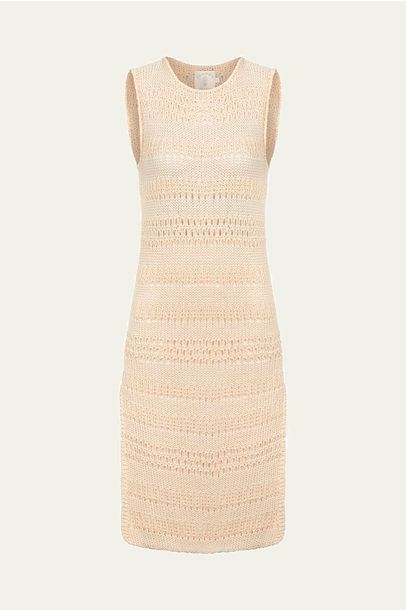 Vestido Longo Fita Fandom - Off White