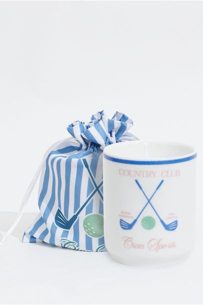 Vela Aromática Golfe Cian Candle - Branco