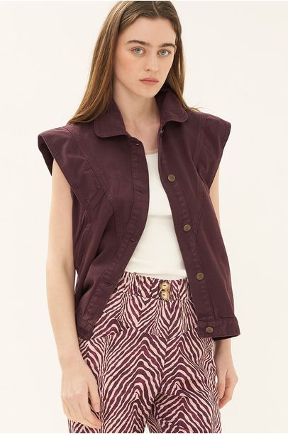 Parka Ali Sarja Norah Jour Et Nuit - ROXO