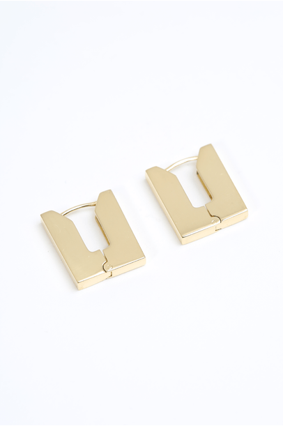 Brinco Alfinete 18K Duah + Gallerist - Dourado