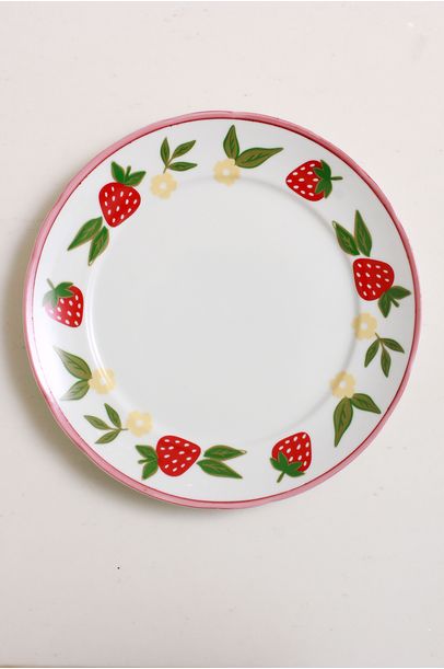 Prato Raso Sugarberry Cian - Vermelho