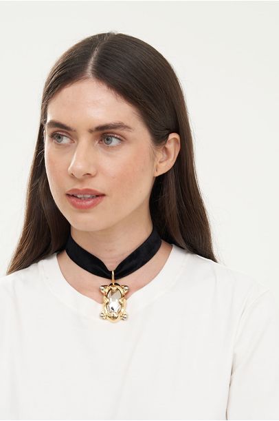 Choker Pendant Orgânico Framed - BICOLOR