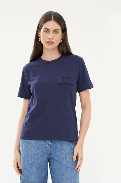 T-Shirt Mc Basic Clemence - MARINHO
