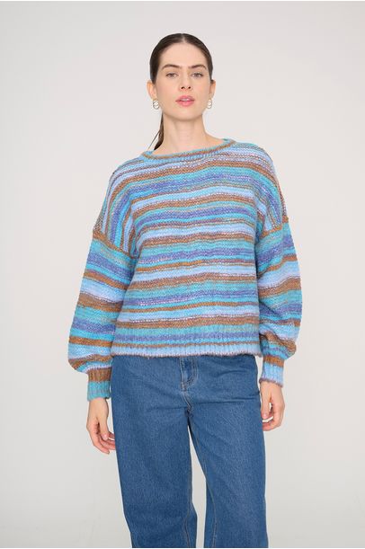 Pulll Top Agnes Tata - AZUL