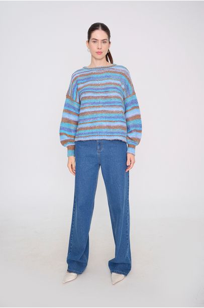 Pulll Top Agnes Tata - AZUL