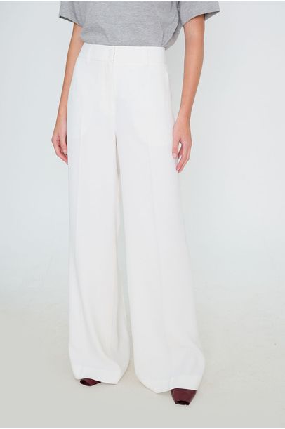 Calça Reta Patou Classic Vie - BRANCO