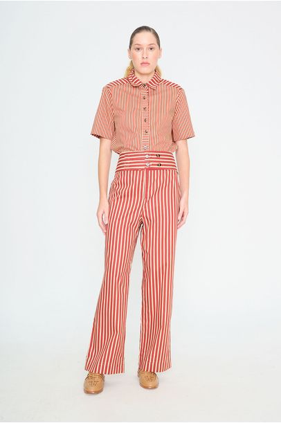 Calça Reta Yara Caché - VERMELHO