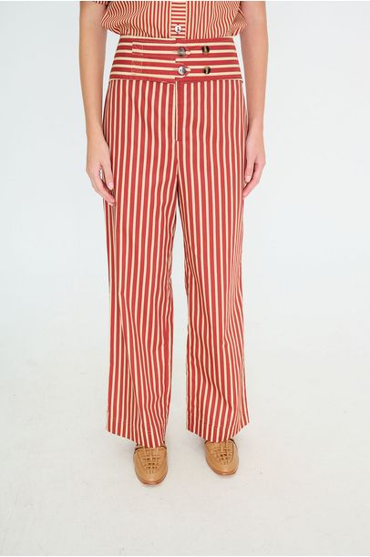 Calça Reta Yara Caché - VERMELHO