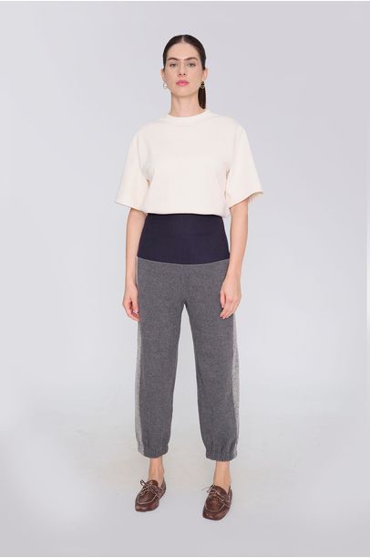 Calça Reta Livia Caché - CINZA