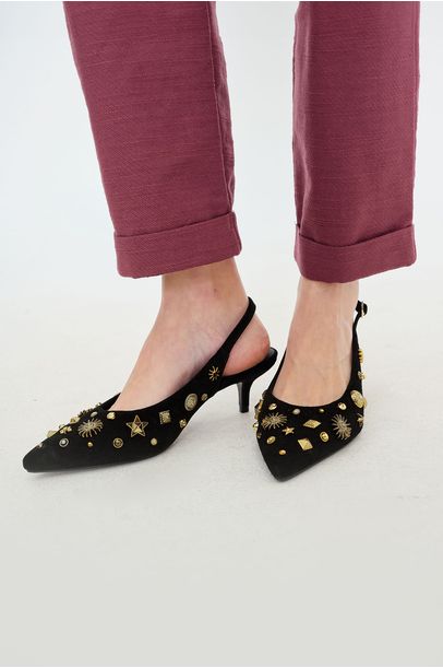 Scarpin Galli Preto All Most Vintage - PRETO