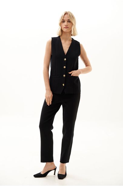 Colete Tricot Missinclof - PRETO