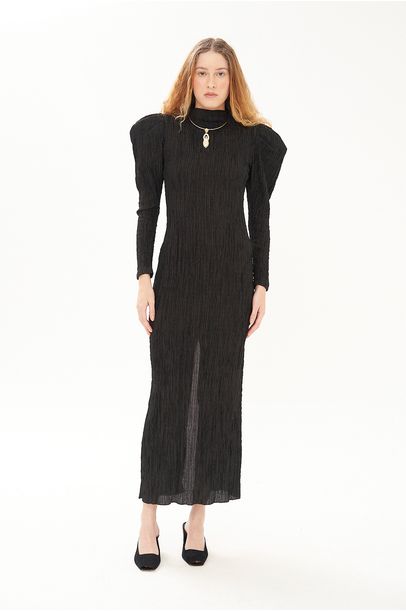 Vestido Midi Bliss Framed - PRETO