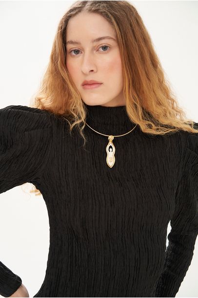 Vestido Midi Bliss Framed - PRETO
