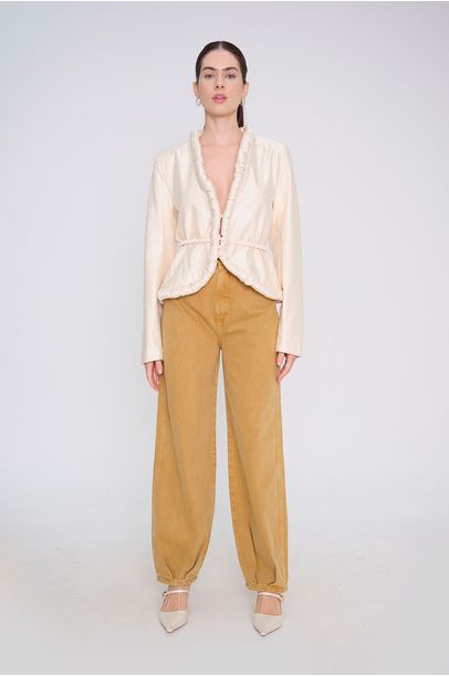 Calça Jeans Acrobata Aluf - BEGE
