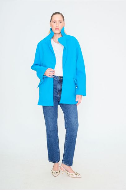 Casaco Modernism All Most Vintage - AZUL
