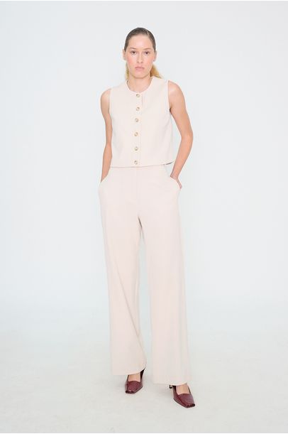 Calça Alfaiataria York Clemence - BEGE