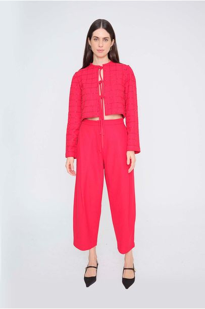 Calça Alfaiataria Brisa Bldn - VERMELHO