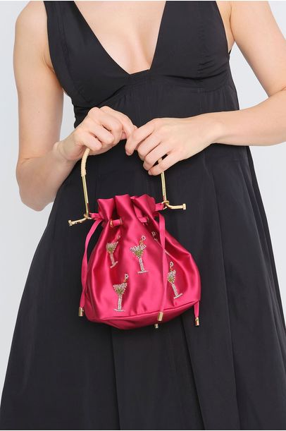 Bolsa Bel Cetim Waiwai - VERMELHO